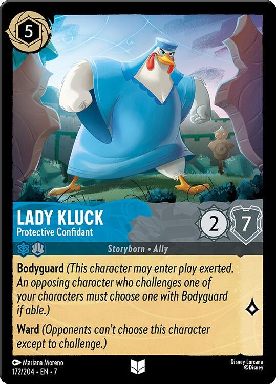 Image for Lady Kluck - Protective Confidant (172/204) (Archazia's Island) - Disney Lorcana