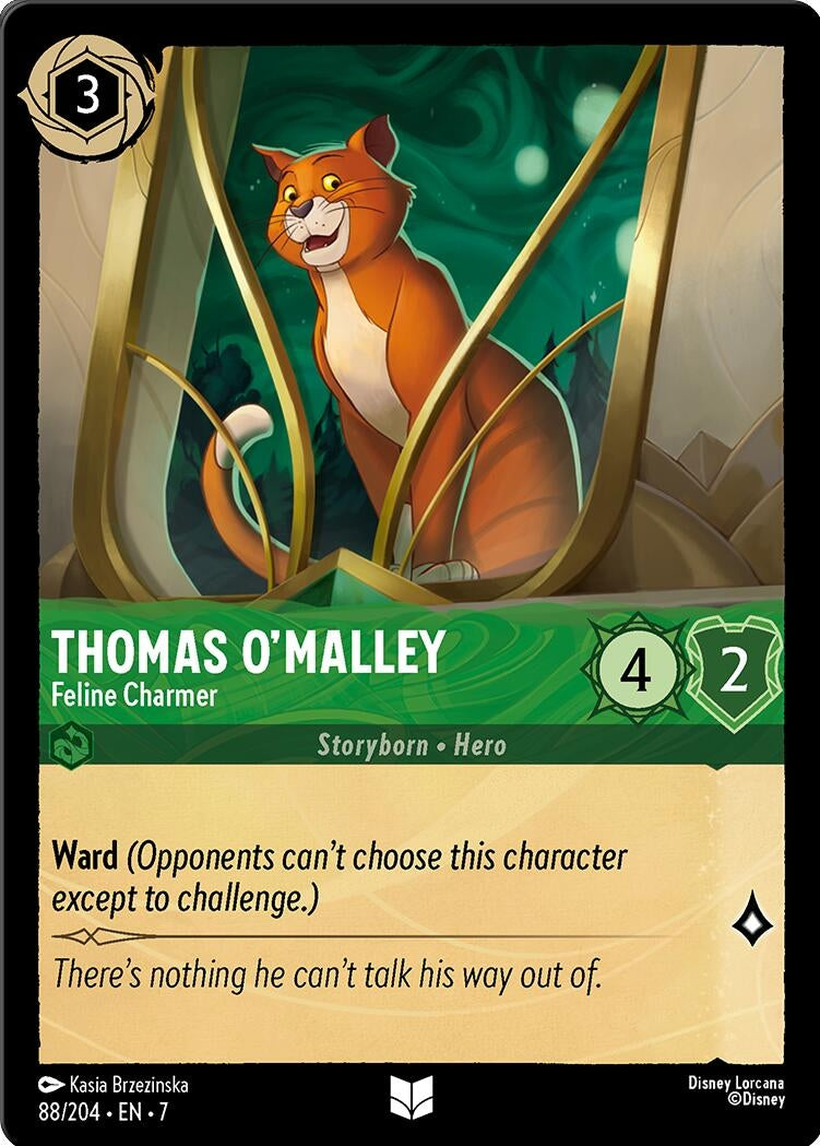 Image for Thomas O'Malley - Feline Charmer (88/204) (Archazia's Island) - Disney Lorcana
