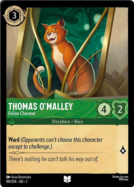 Image for Thomas O'Malley - Feline Charmer (88/204) (Archazia's Island) - Disney Lorcana