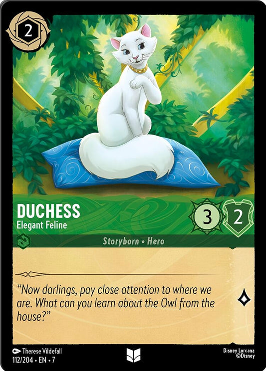 Image for Duchess - Elegant Feline (112/204) (Archazia's Island) - Disney Lorcana