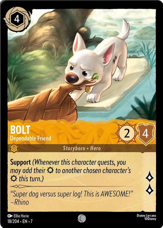 Image for Bolt - Dependable Friend (18/204) (Archazia's Island) - Disney Lorcana