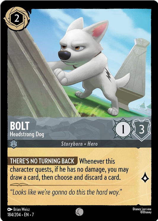 Image for Bolt - Headstrong Dog (184/204) (Archazia's Island) - Disney Lorcana
