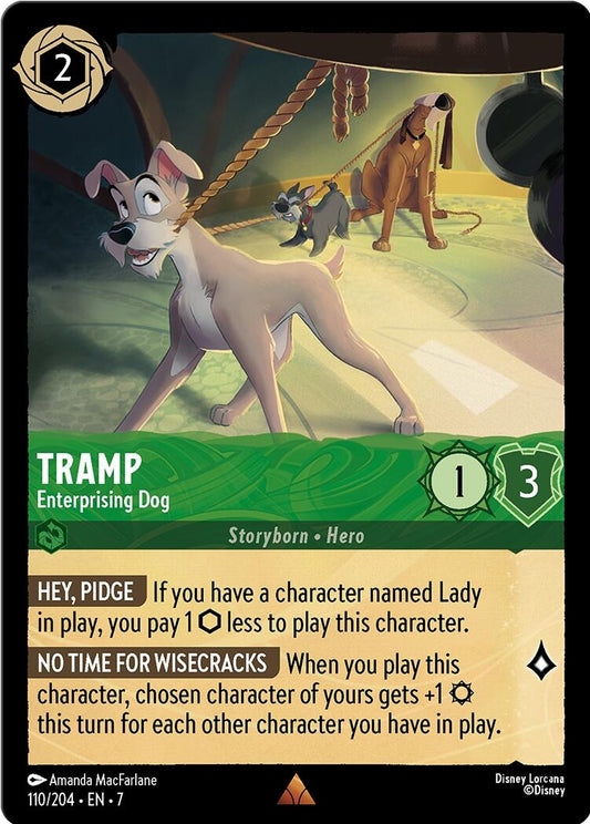 Image for Tramp - Enterprising Dog (110/204) (Archazia's Island) - Disney Lorcana