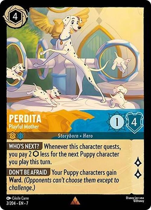 Image for Perdita - Playful Mother (2/204) (Archazia's Island) - Disney Lorcana