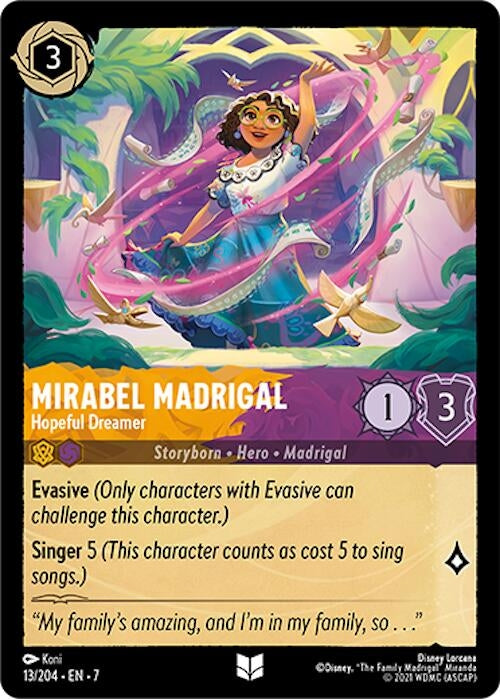 Image for Mirabel Madrigal - Hopeful Dreamer (13/204) (Archazia's Island) - Disney Lorcana