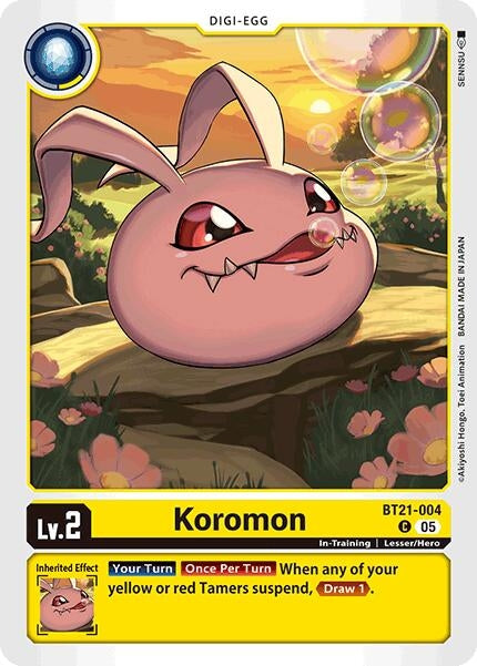 Image for Koromon (BT21-004 C) (World Convergence) - Digimon Card Game