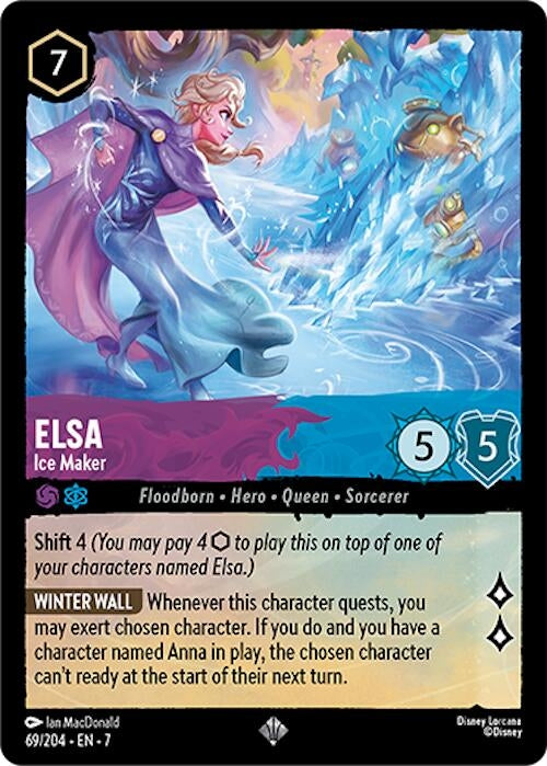 Image for Elsa - Ice Maker (69/204) (Archazia's Island) - Disney Lorcana