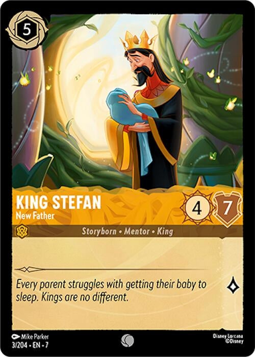 Image for King Stefan - New Father (3/204) (Archazia's Island) - Disney Lorcana