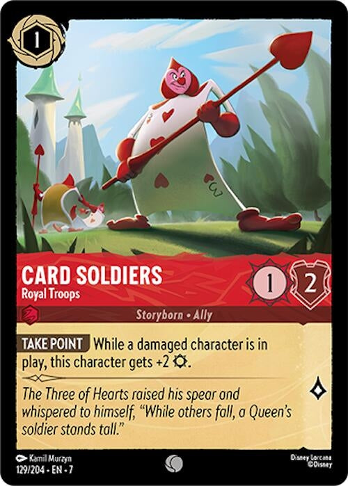 Image for Card Soldiers - Royal Troops (129/204) (Archazia's Island) - Disney Lorcana