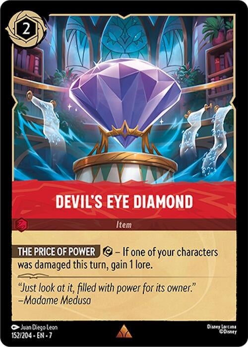 Image for Devil's Eye Diamond (152/204) (Archazia's Island) - Disney Lorcana