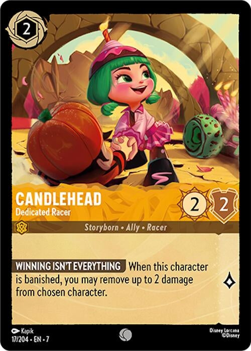 Image for Candlehead - Dedicated Racer (17/204) (Archazia's Island) - Disney Lorcana