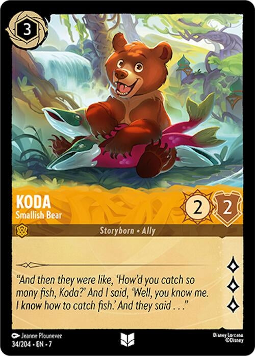 Image for Koda - Smallish Bear (34/304) (Archazia's Island) - Disney Lorcana