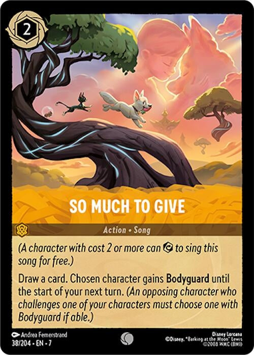 Image for So Much to Give (38/204) (Archazia's Island) - Disney Lorcana