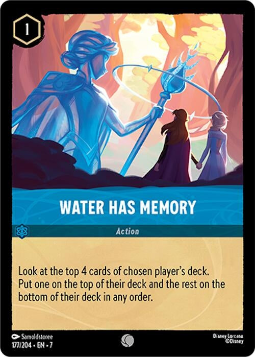 Image for Water Has Memory (177/204) (Archazia's Island) - Disney Lorcana