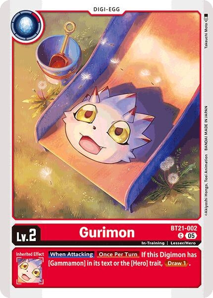 Image for Gurimon (BT21-002 C) (World Convergence) - Digimon Card Game