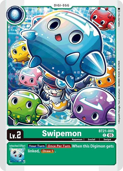 Image for Swipemon (BT21-005 C) (World Convergence) - Digimon Card Game