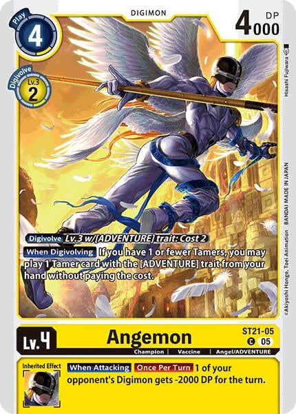 Image for Angemon (ST21-05 C) (Starter Deck 21: Hero of Hope) - Digimon Card Game