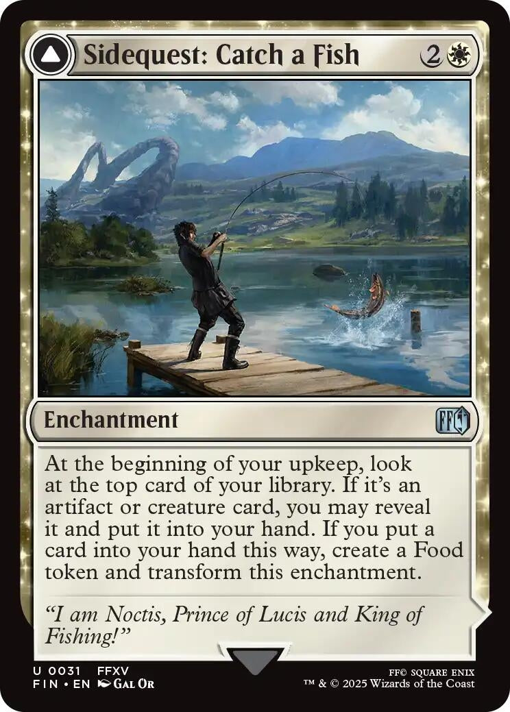 Image for Sidequest: Catch a Fish (31) (FINAL FANTASY) - Magic: The Gathering
