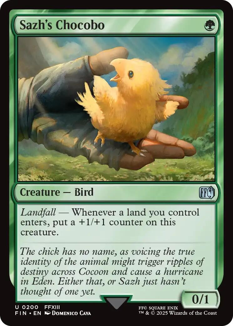 Image for Sazh's Chocobo (200) (FINAL FANTASY) - Magic: The Gathering