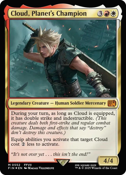 Image for Cloud, Planet's Champion (552) (FINAL FANTASY) - Magic: The Gathering