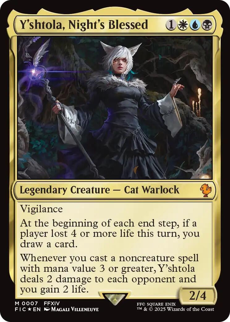 Image for Y'shtola, Night's Blessed (7) (Commander: FINAL FANTASY) - Magic: The Gathering