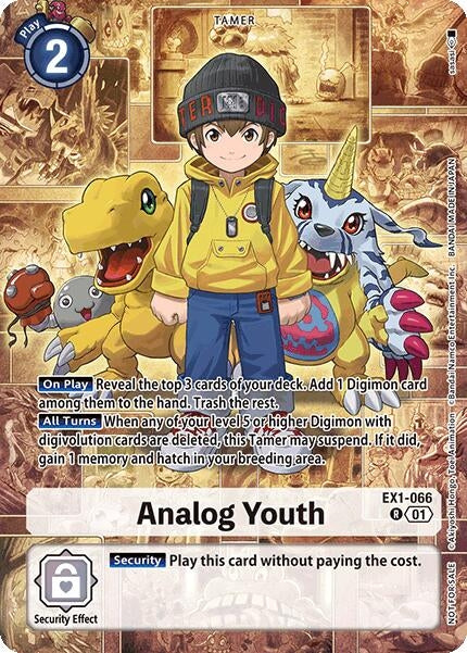 Image for Analog Youth (Special Event Pack 2025) (EX1-066 R) (Classic Collection) - Digimon Card Game