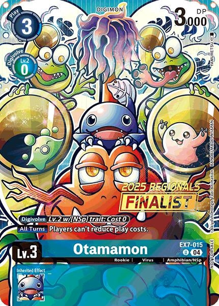 Image for Otamamon (2025 Regionals Finalist) (EX7-015 U) (Digimon LIBERATOR) - Digimon Card Game