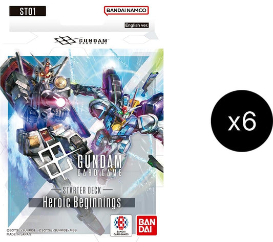 Image for Starter Deck 01: Heroic Beginnings Display - Gundam Card Game