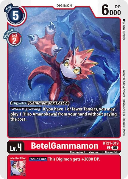 Image for BetelGammamon (BT21-019 C) (World Convergence) - Digimon Card Game