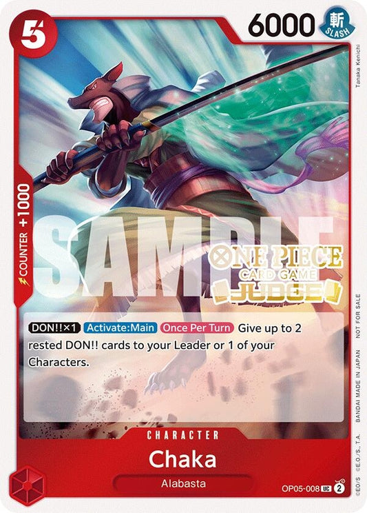 Image for Chaka (Judge Pack Vol. 5) (OP05-008) (One Piece Promotion Cards) - One Piece Card Game