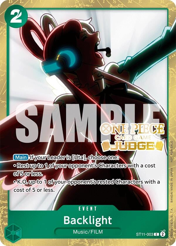 Image for Backlight (Judge Pack Vol. 5) (ST11-003) (One Piece Promotion Cards) - One Piece Card Game