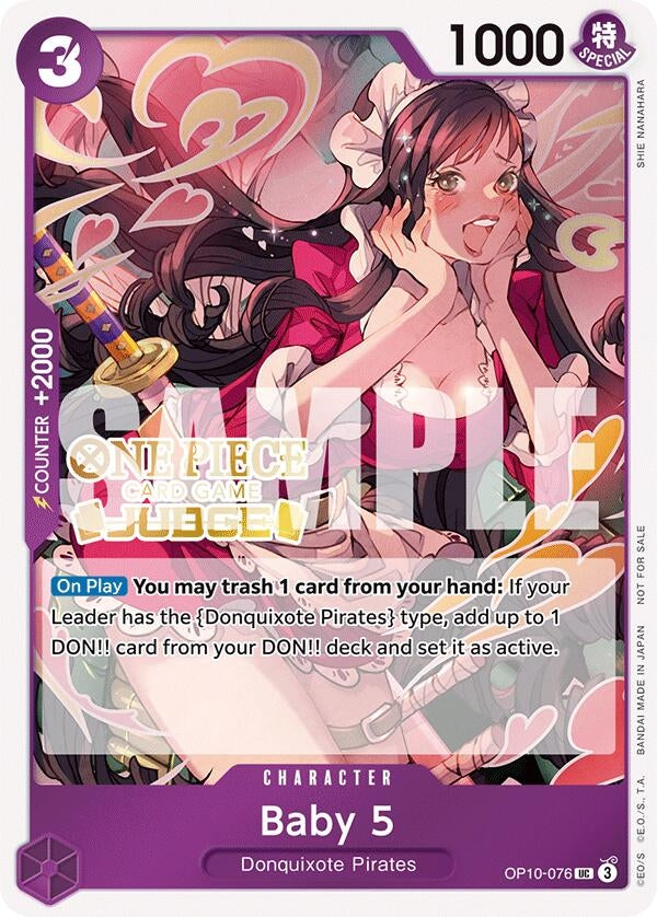 Image for Baby 5 (Judge Pack Vol. 5) (OP10-076) (One Piece Promotion Cards) - One Piece Card Game