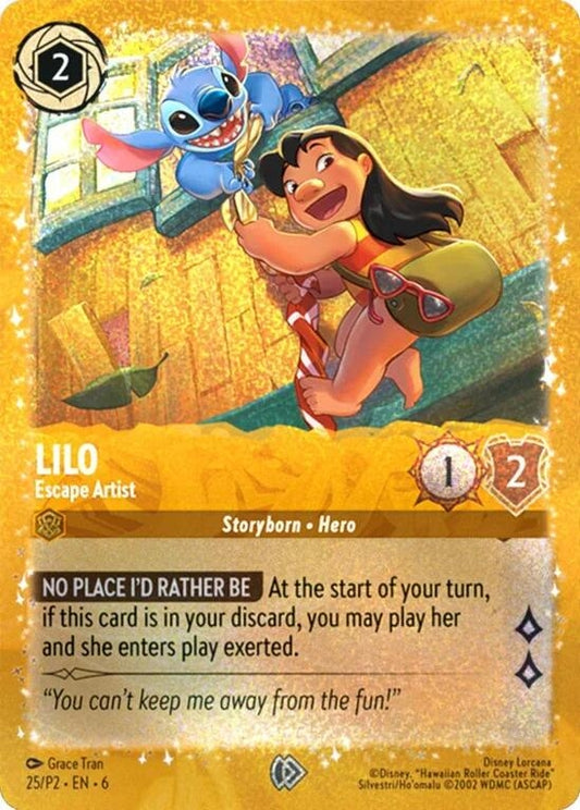 Image for Lilo - Escape Artist (25) (Disney Lorcana Promo Cards) - Disney Lorcana