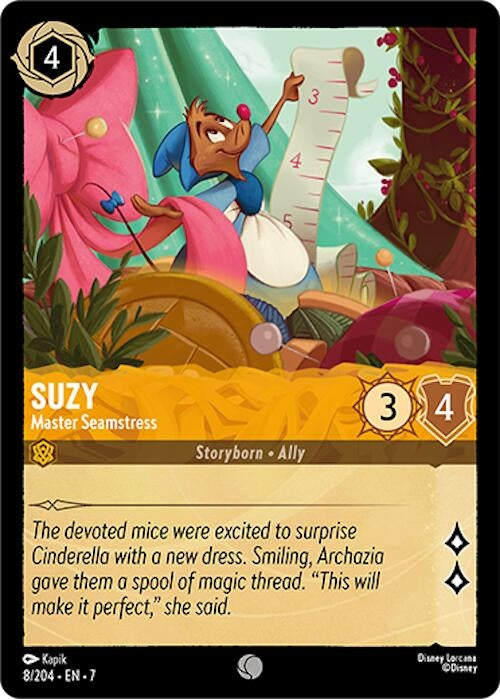 Image for Suzy - Master Seamstress (8/204) (Archazia's Island) - Disney Lorcana