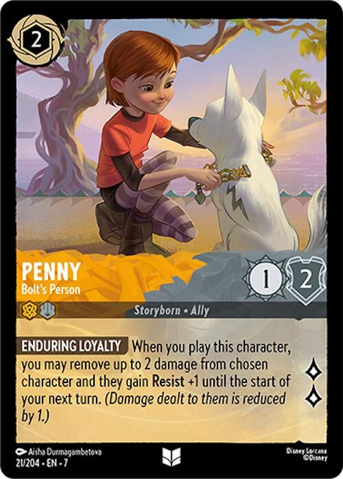 Image for Penny - Bolt's Person (21/204) (Archazia's Island) - Disney Lorcana
