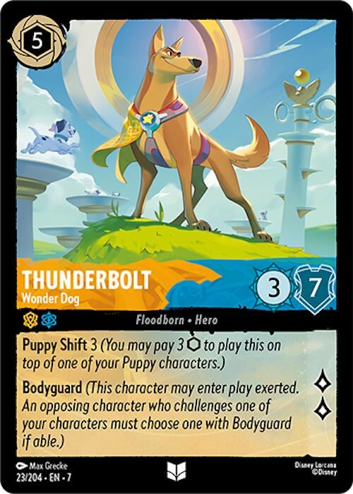 Image for Thunderbolt - Wonder Dog (23/204) (Archazia's Island) - Disney Lorcana