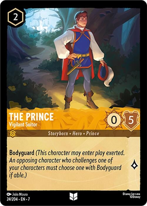 Image for The Prince - Vigilant Suitor (24/204) (Archazia's Island) - Disney Lorcana