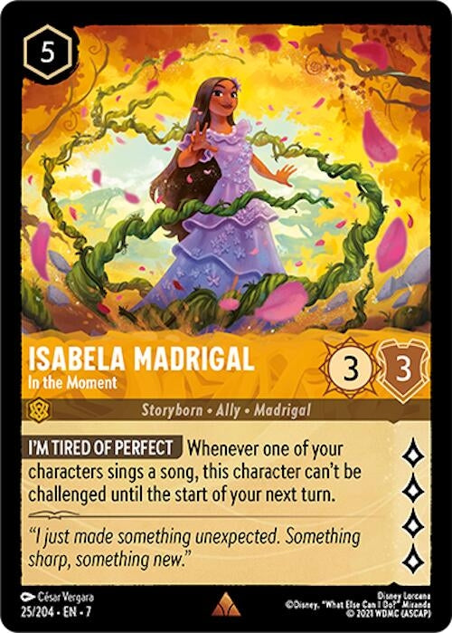 Image for Isabela Madrigal - In the Moment (25/204) (Archazia's Island) - Disney Lorcana