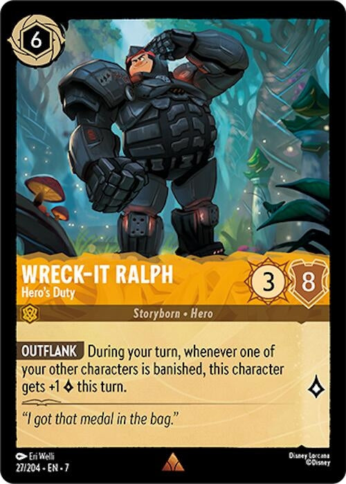 Image for Wreck-It Ralph - Hero's Duty (27/204) (Archazia's Island) - Disney Lorcana