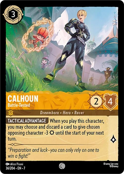 Image for Calhoun - Battle-Tested (36/204) (Archazia's Island) - Disney Lorcana