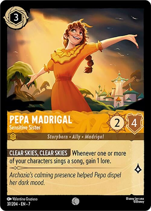 Image for Pepa Madrigal - Sensitive Sister (37/204) (Archazia's Island) - Disney Lorcana