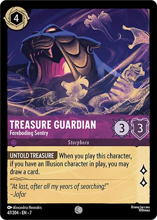 Image for Treasure Guardian - Foreboding Sentry (47/204) (Archazia's Island) - Disney Lorcana