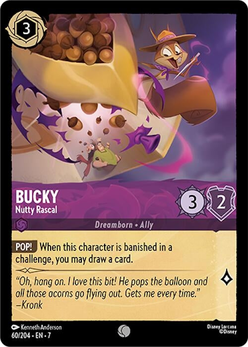 Image for Bucky - Nutty Rascal (60/204) (Archazia's Island) - Disney Lorcana