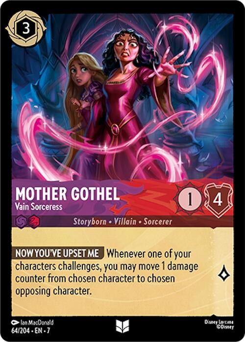 Image for Mother Gothel - Vain Sorceress (64/204) (Archazia's Island) - Disney Lorcana
