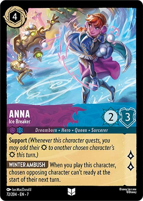 Image for Anna - Ice Breaker (72/204) (Archazia's Island) - Disney Lorcana