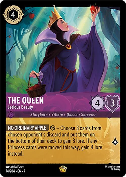Image for The Queen - Jealous Beauty (74/204) (Archazia's Island) - Disney Lorcana