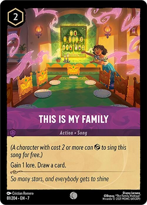 Image for This Is My Family (81/204) (Archazia's Island) - Disney Lorcana