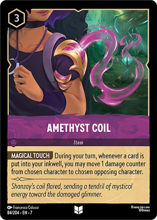Image for Amethyst Coil (84/204) (Archazia's Island) - Disney Lorcana