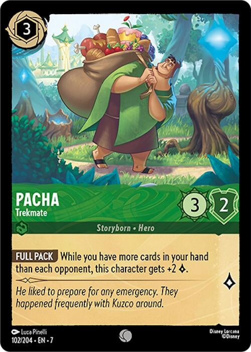 Image for Pacha - Trekmate (102/204) (Archazia's Island) - Disney Lorcana