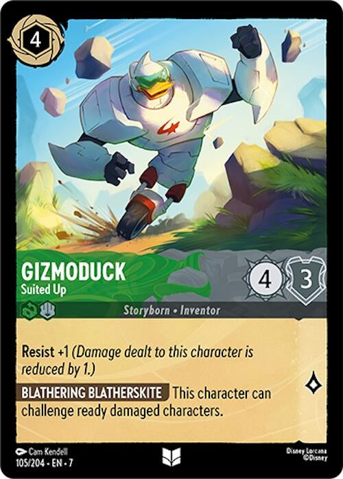 Image for Gizmoduck - Suited Up (105/204) (Archazia's Island) - Disney Lorcana